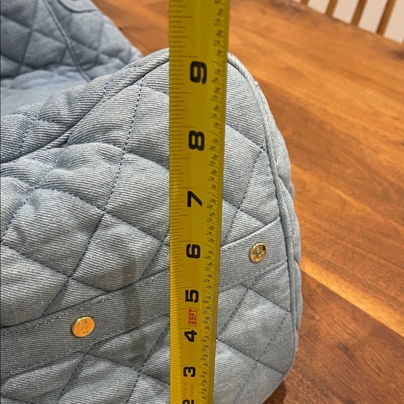 Stoney Clover Blue Quilted Tote Bag with 'MAHALO' Embroidery - Picture 14 of 15